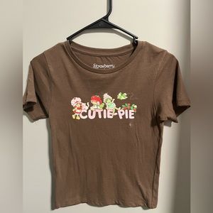cutie pie strawberry shortcake baby tee